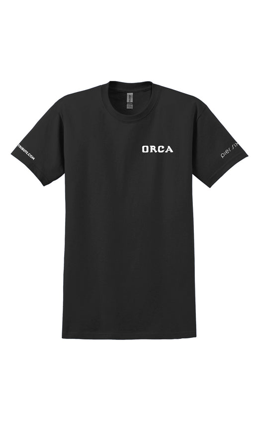 Orca Adult Black Short Sleeved Shirt