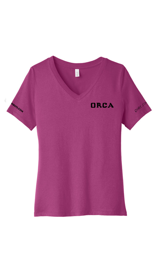 Women's V-Neck Orca T-Shirt