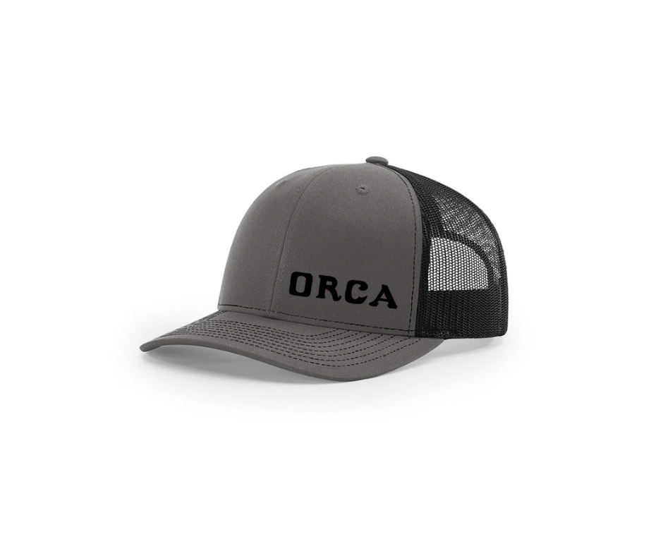 Orca Black and Grey Hat