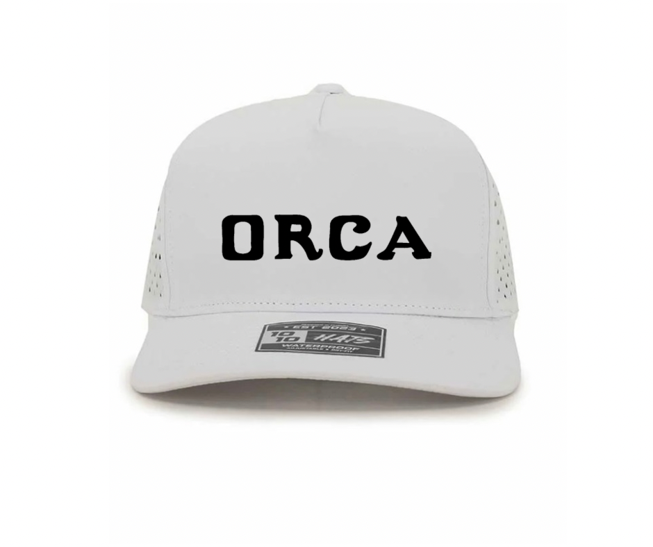 Breathable White Orca Hat